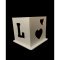 Підсвічник  ''Love   ''  10 см.,пвх. Photo 1