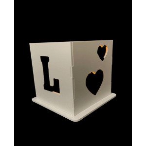 Підсвічник  ''Love   ''  10 см.,пвх