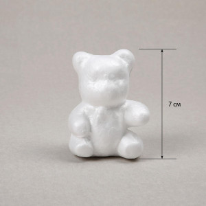 Пенопластовые заготовки SANTI Мишки 4 штуки 7 см. Photo 2