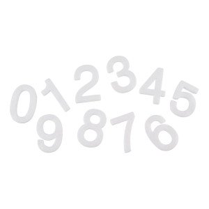 Пенопластовые заготовки SANTI Цифры 10 штук 7,5 см