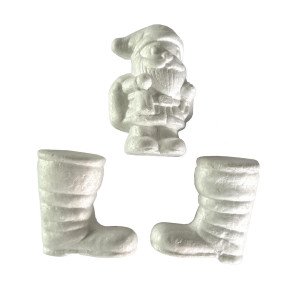 Пенопластовые заготовки SANTI Сапоги Санты 3 штуки микс