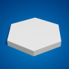 Шестикутний торт-манекен / фальш торт з пінопласту діаметр 18  см 20