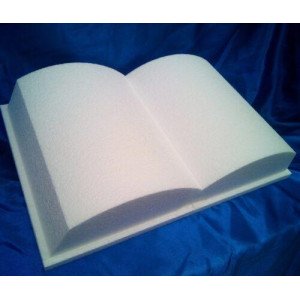 Торт-манекен «Відкрита книга» / фальш торт книга з пінопласту